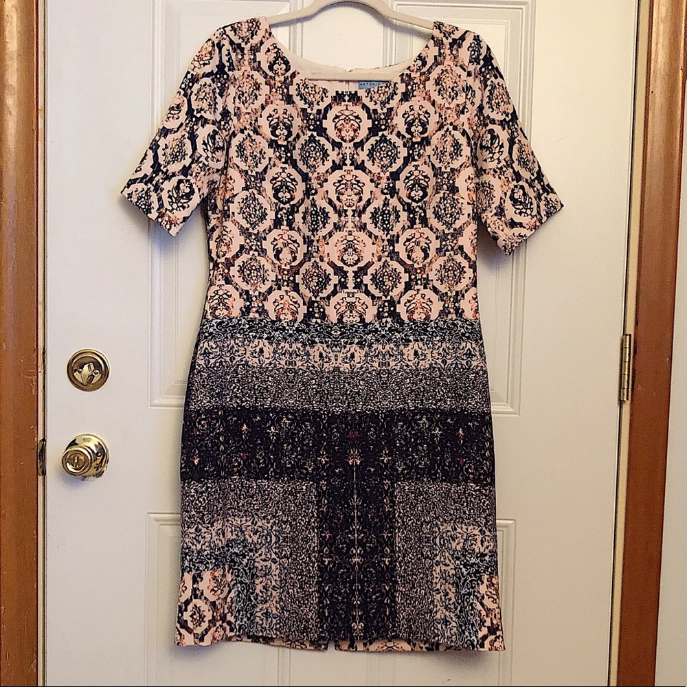 ANTONIO MELANI Pattern Sheath Dress